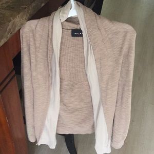 Tan cardigan. Small.